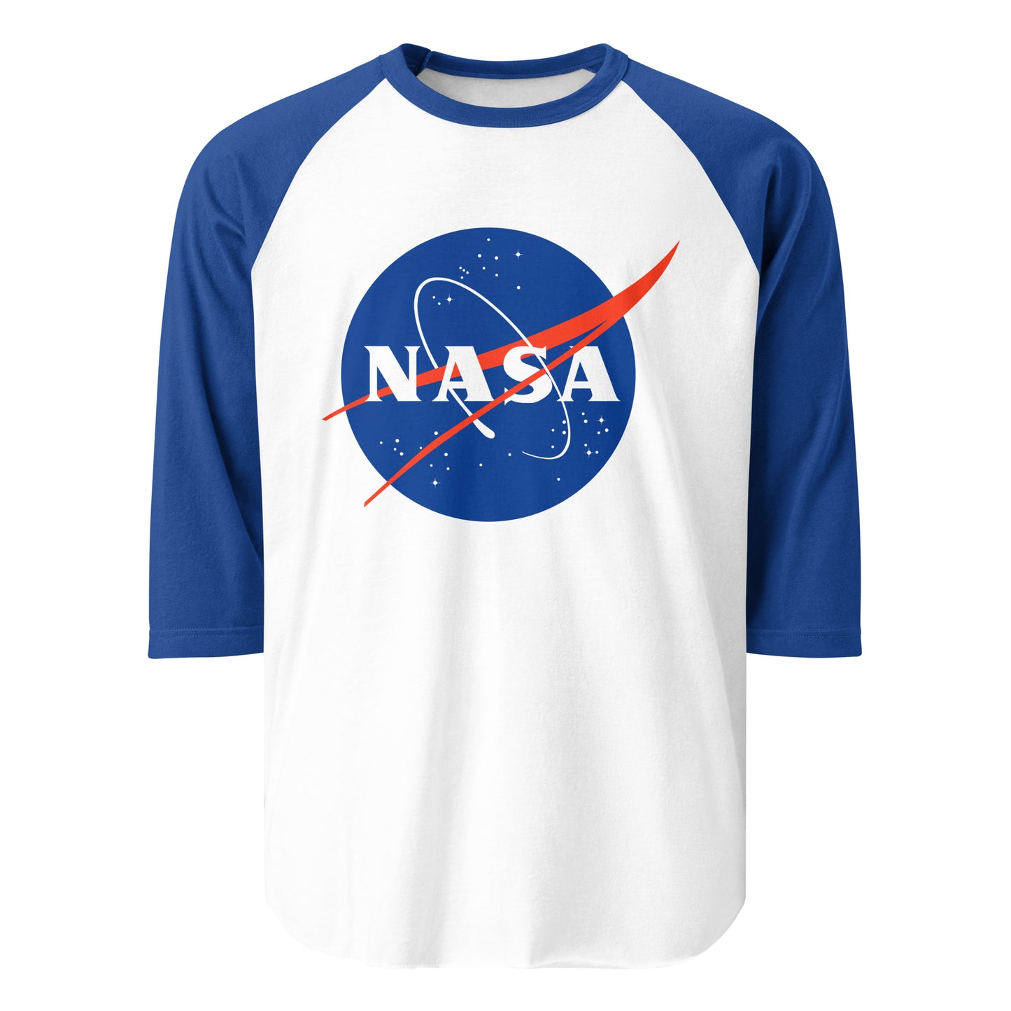 NASA 3/4 sleeve raglan shirt