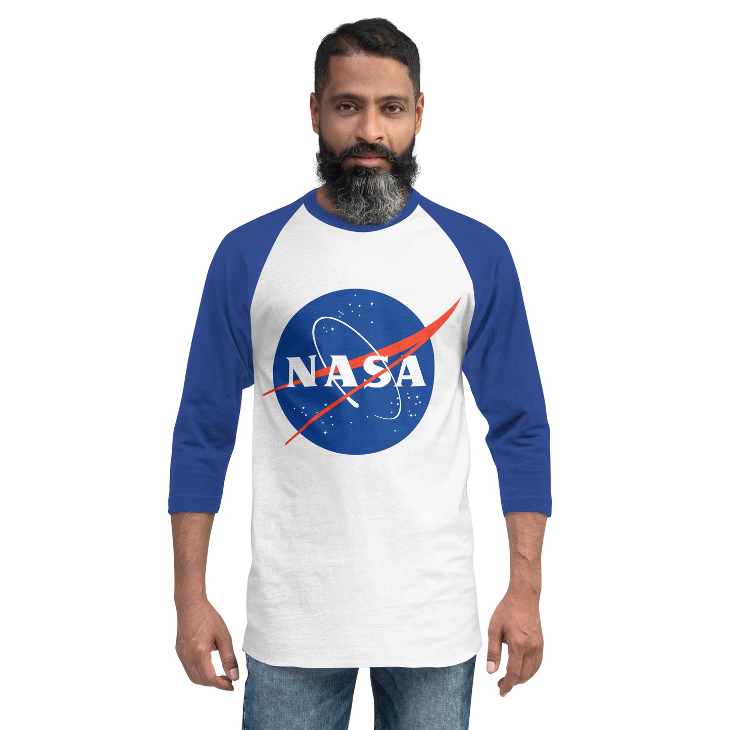 NASA 3/4 sleeve raglan shirt