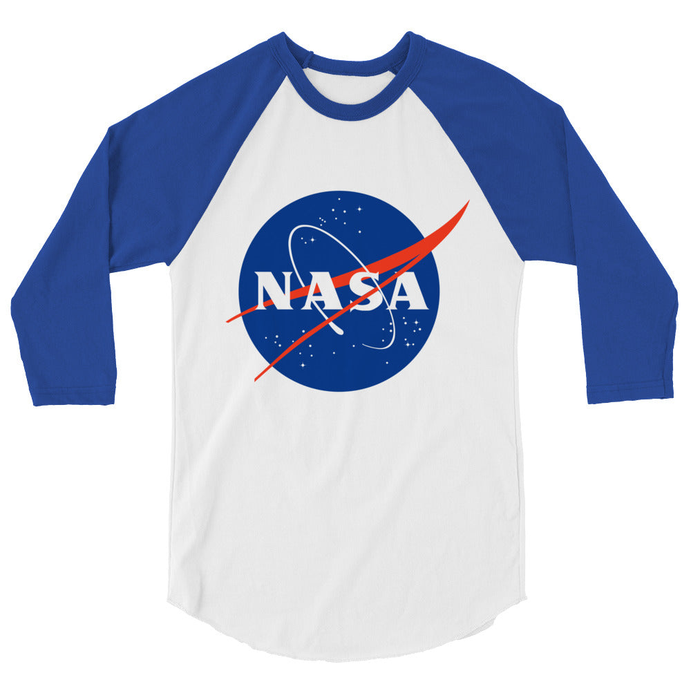 NASA 3/4 sleeve raglan shirt